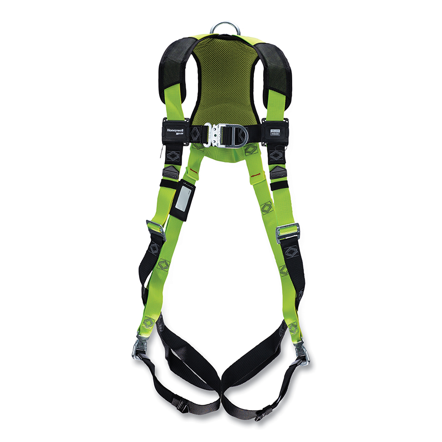 (image for) Honeywell H500 Industry Comfort Full Body Harness, Back/Side D-Rings, QC, 2X-Large