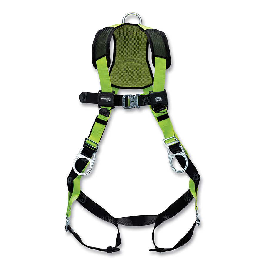 (image for) Honeywell H500 Industry Comfort Full Body Harness, Back/Side D-Rings, QC, 2X-large