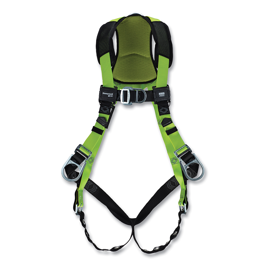 (image for) Honeywell H500 Industry Comfort Full Body Harness, Back/Front/Side D-Ring, 2X-large