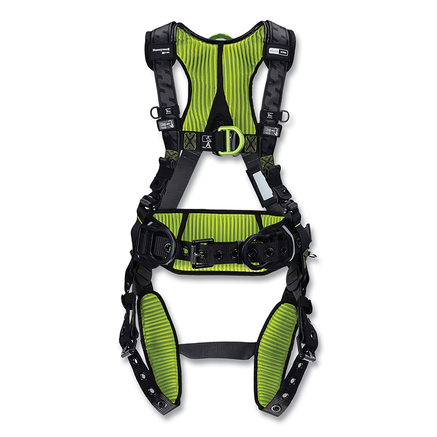 (image for) Honeywell H700 Full Body Harness, Back/Front/Side D-Rings, Tongue Leg Buckles, CC1, Universal