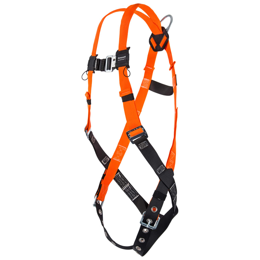 (image for) Honeywell Titan Non-Stretch Harness, Back D-Ring, 2XL, Friction Shoulder/Mating Chest/Tongue Leg Buckles