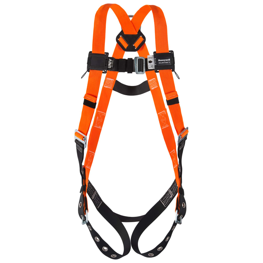 (image for) Honeywell Titan II Non-Stretch Harness, Back D-Ring, Friction Shoulder, Univ (Lg/XL)