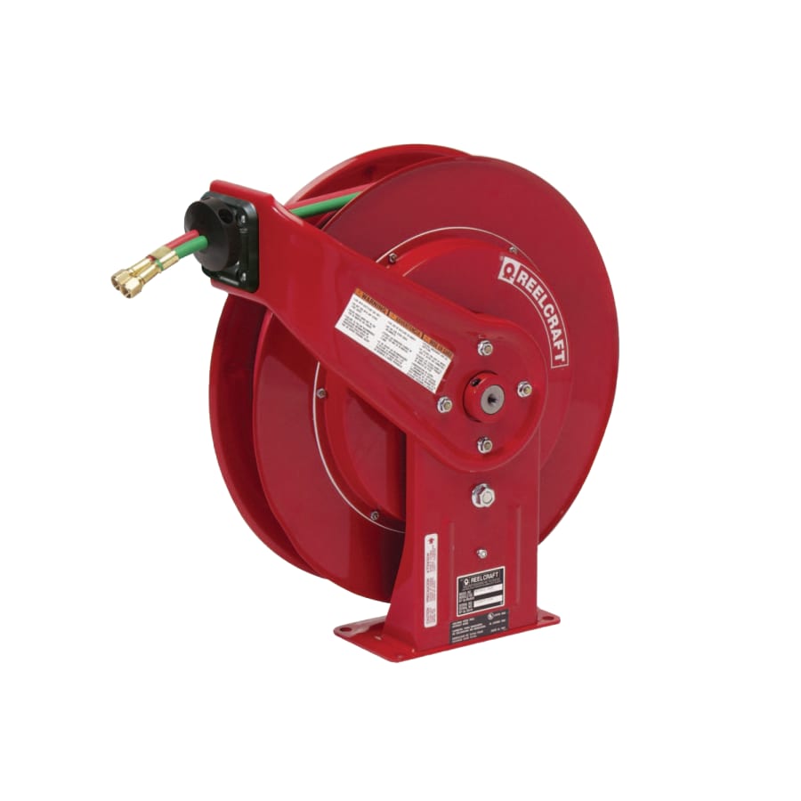 (image for) Reelcraft Gas-Welding T-Grade Hose Reel with Hose, 50 ft, Retractable