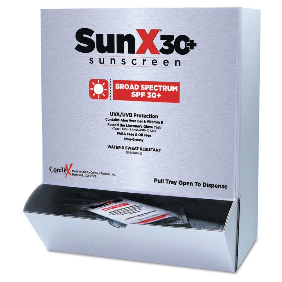 (image for) First Aid Only SunX30 Sunscreen Lotion Packet, 50 per Box