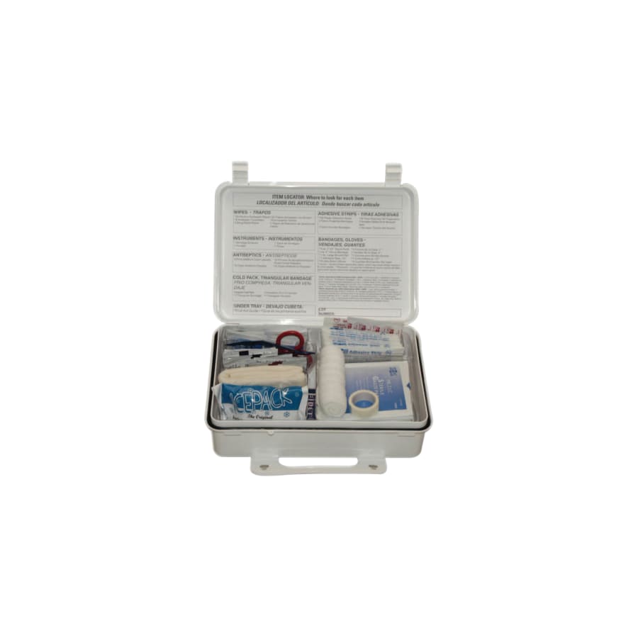 (image for) First Aid Only 25-Person Weatherproof ANSI First Aid Kit, Weatherproof Plastic Case, Wall Mount
