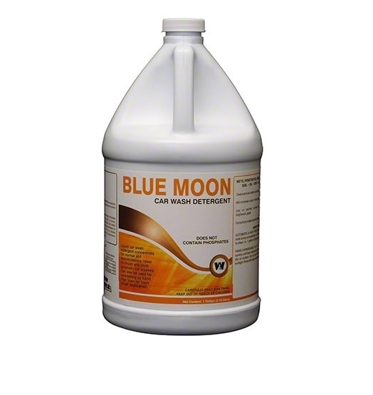 (image for) Blue Moon Car Wash Detergent Liquid, Case of 4 Gallons