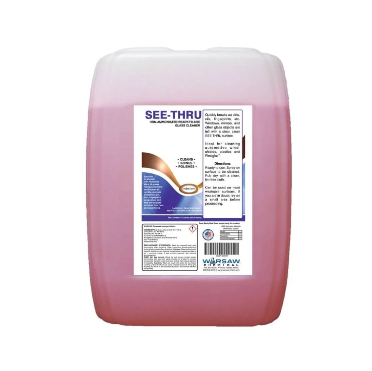 (image for) See-Thru Non-Ammoniated Glass Cleaner, 5 Gallon T-Head