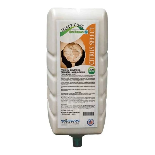 (image for) Citrus Select Premium Industrial Strength Hand Cleaner, 4 Flat Top Case
