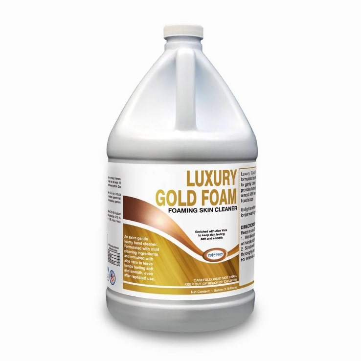 (image for) Luxury Gold Foaming Skin Cleaner, Case of 4 Gallons