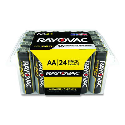 (image for) Rayovac Ultra Pro Alkaline Reclosable Batteries, AA, 1.5 V, Pack of 24