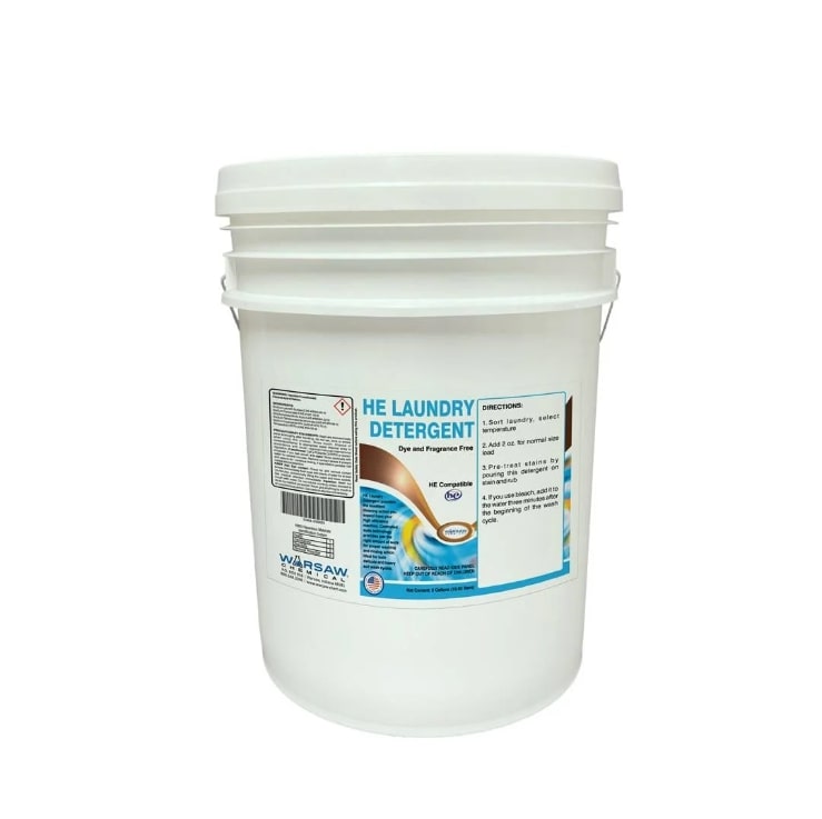 (image for) H.E. Liquid Laundry Detergent Dye & Fragrance Free, 5 Gallon Pail