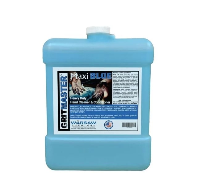 (image for) GritMaster Maxi Blue Industrial Strength Hand Cleaner, Case of 4, 1.25 Gallon
