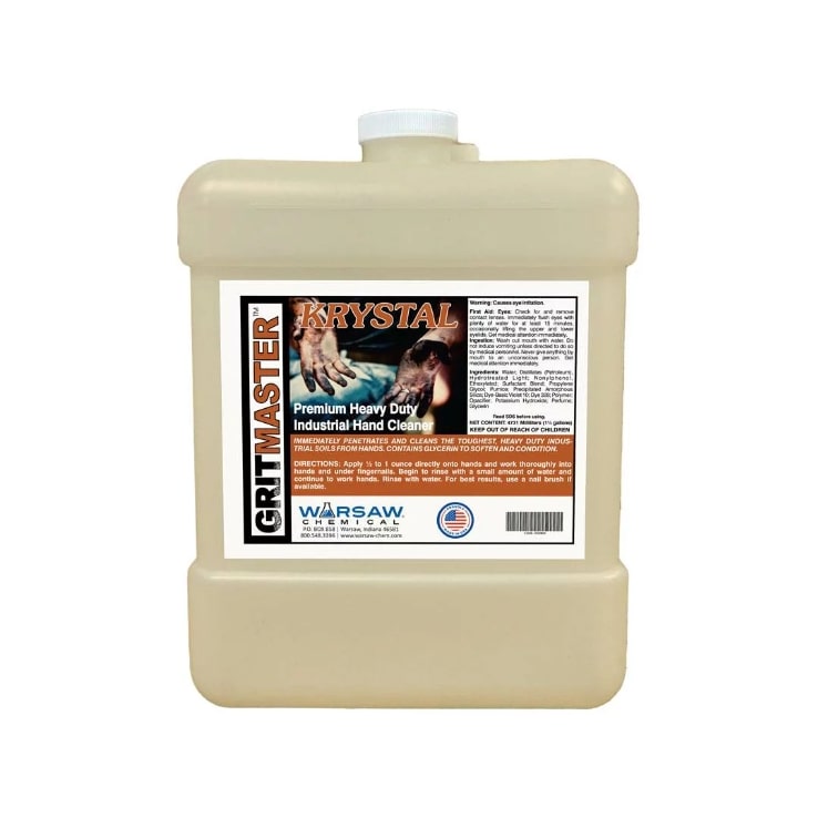 (image for) Gritmaster Krystal Hand Cleaner, Case of 4, 1.25 Gallon