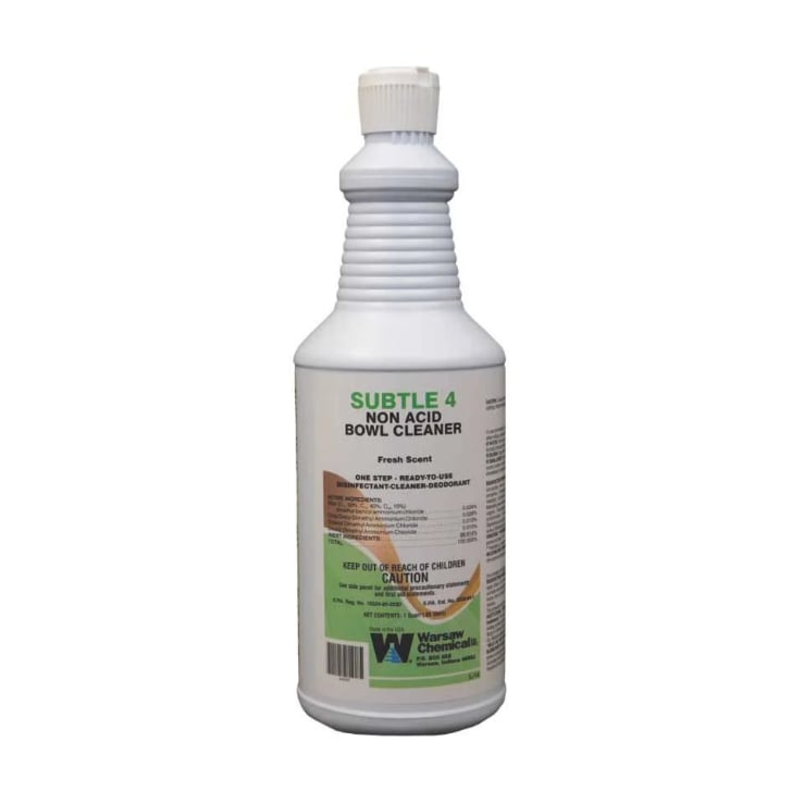 (image for) Subtle 4 NABC Non-Acid Bowl Cleaner, 12 Quart Case