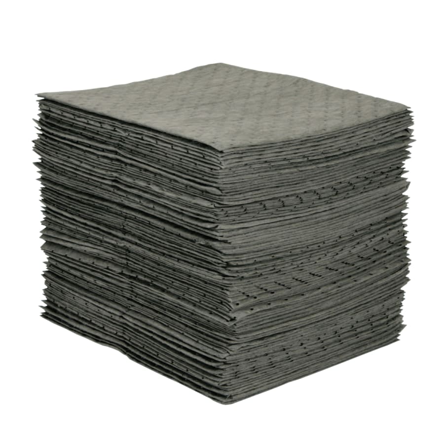 (image for) Brady MRO Plus Absorbent, Absorbs 20.5 gal, Medium Weight, Perforated, 3-Ply, Pack of 100