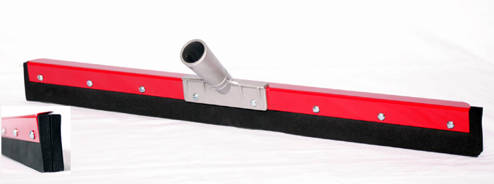 (image for) 15" Heavy Duty Black Double Foam Straight Squeegee, case of 4
