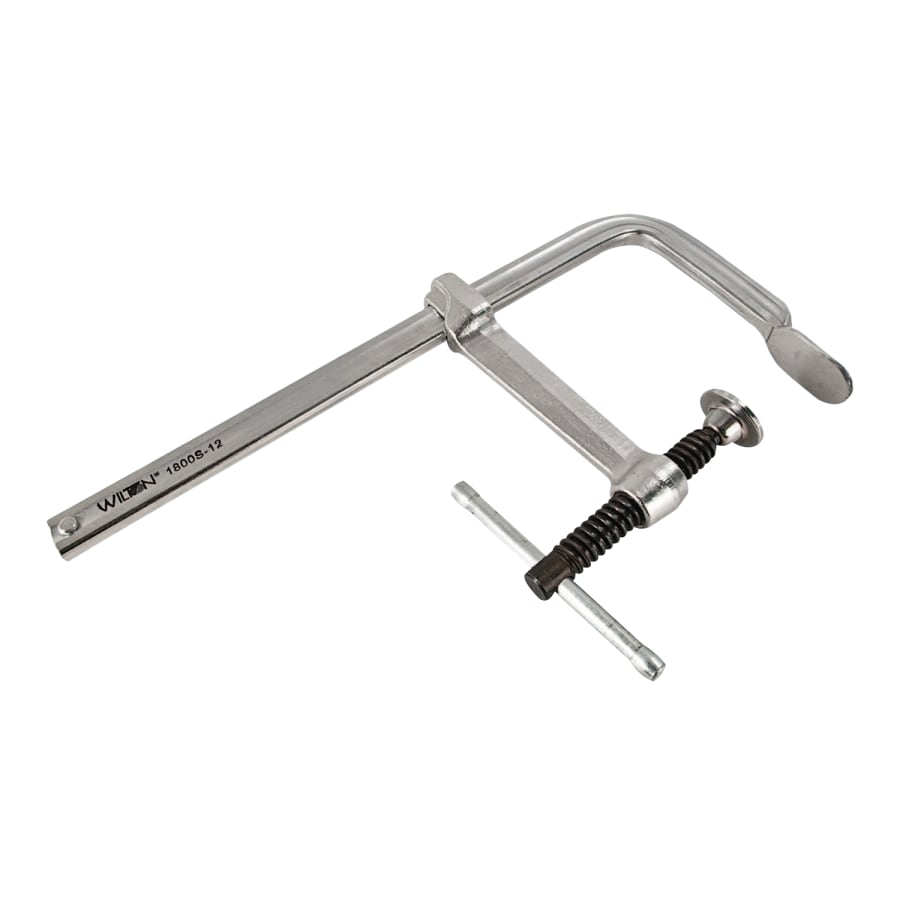 (image for) Wilton Regular Duty F-Clamp, 8 in, 4-3/4 in Throat, 1,800 lb Load Cap