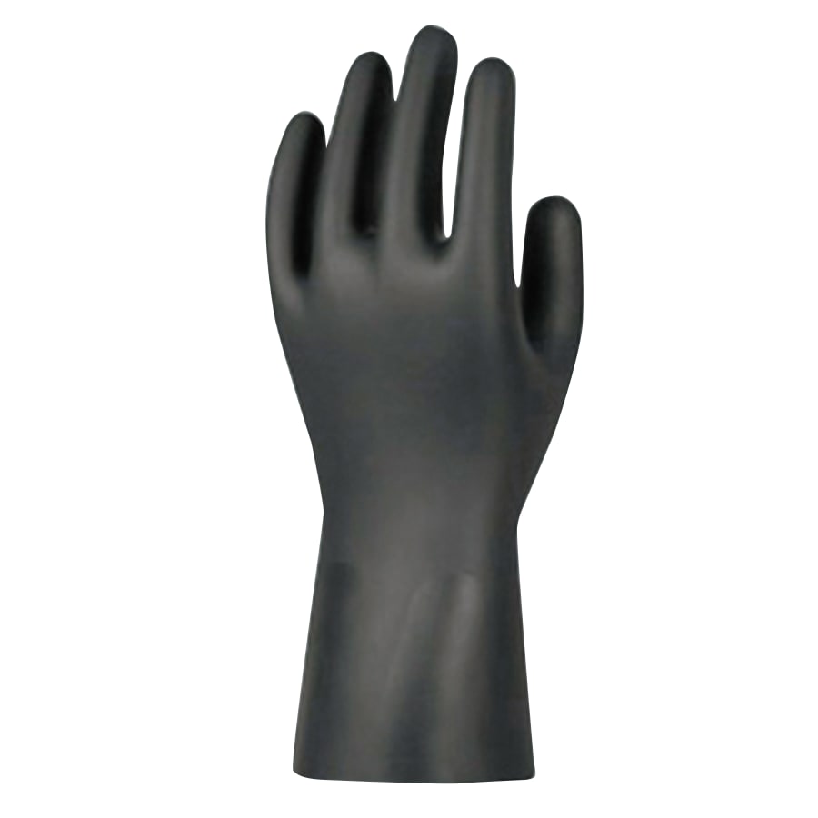 (image for) Showa N-DEX 9700 Series Disposable Nitrile Gloves, Powder Free, 6 mil, Large, Black