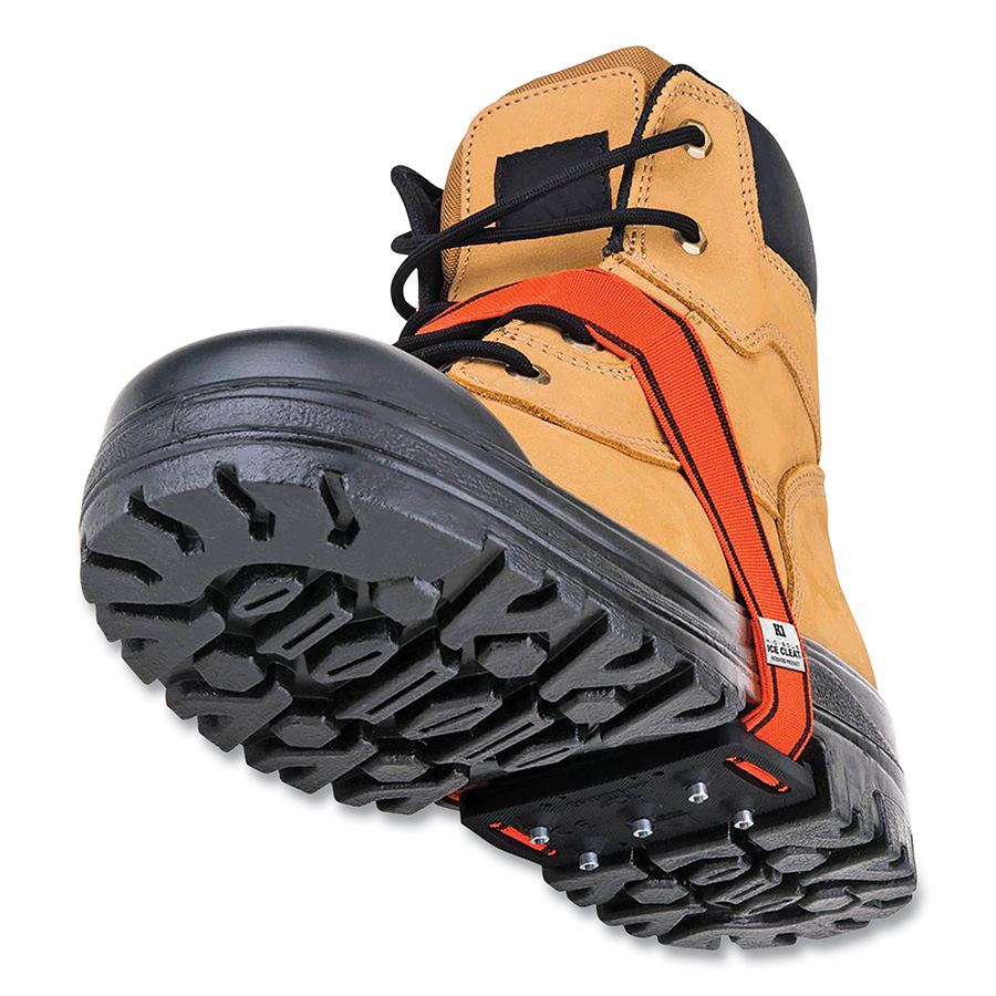 (image for) K1 Series Mid-Sole Ice Cleat, One Size, Polymer Blend, Hi-Vis Orange, Original Profile