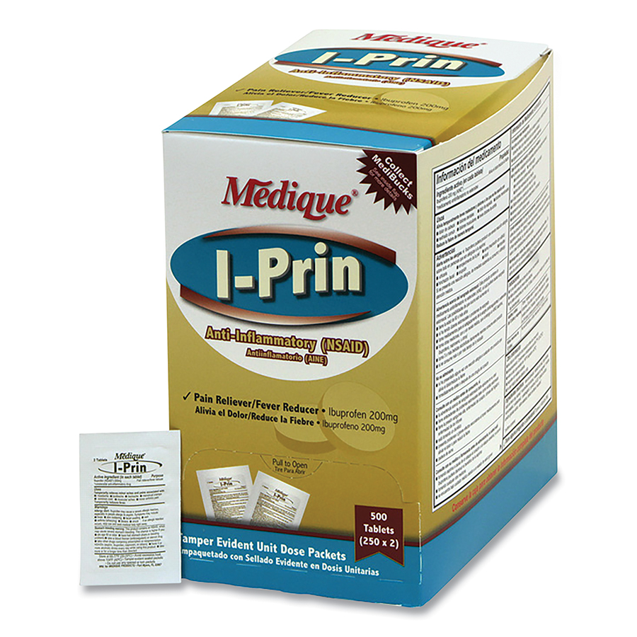 (image for) Medique I-Prin Anti-Inflammatory Pain Reliever, 250 per Box