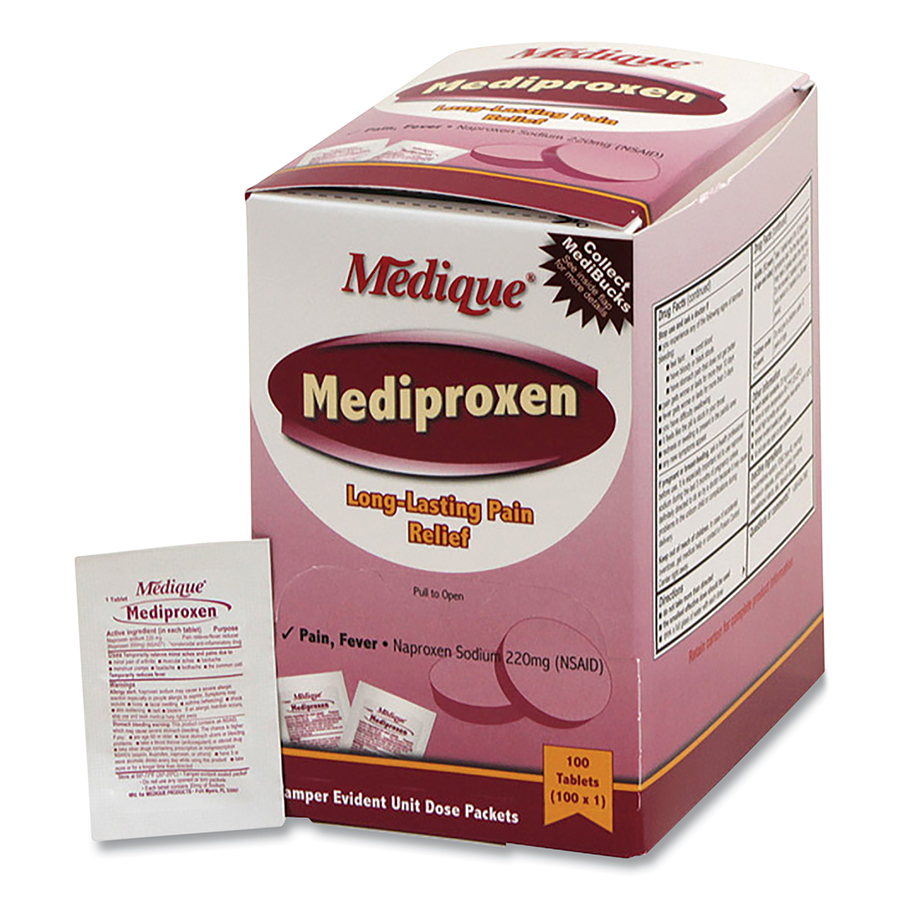 (image for) Medique Mediproxen Pain Reliever, 100 per Box