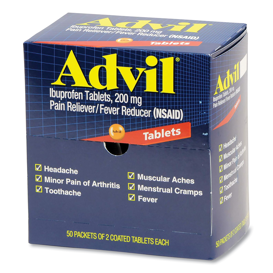 (image for) Advil Pain Reliever Tablet, 50 per Box