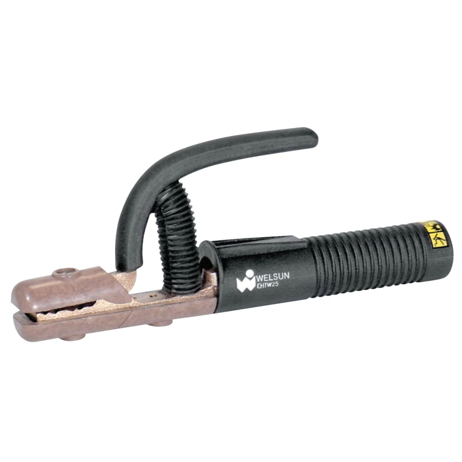 (image for) Best Welds Electrode Holder - High Tong Type, 250 A, Brass, 1/0 Cable, 4 mm Electrode Cap, 9.25 in L
