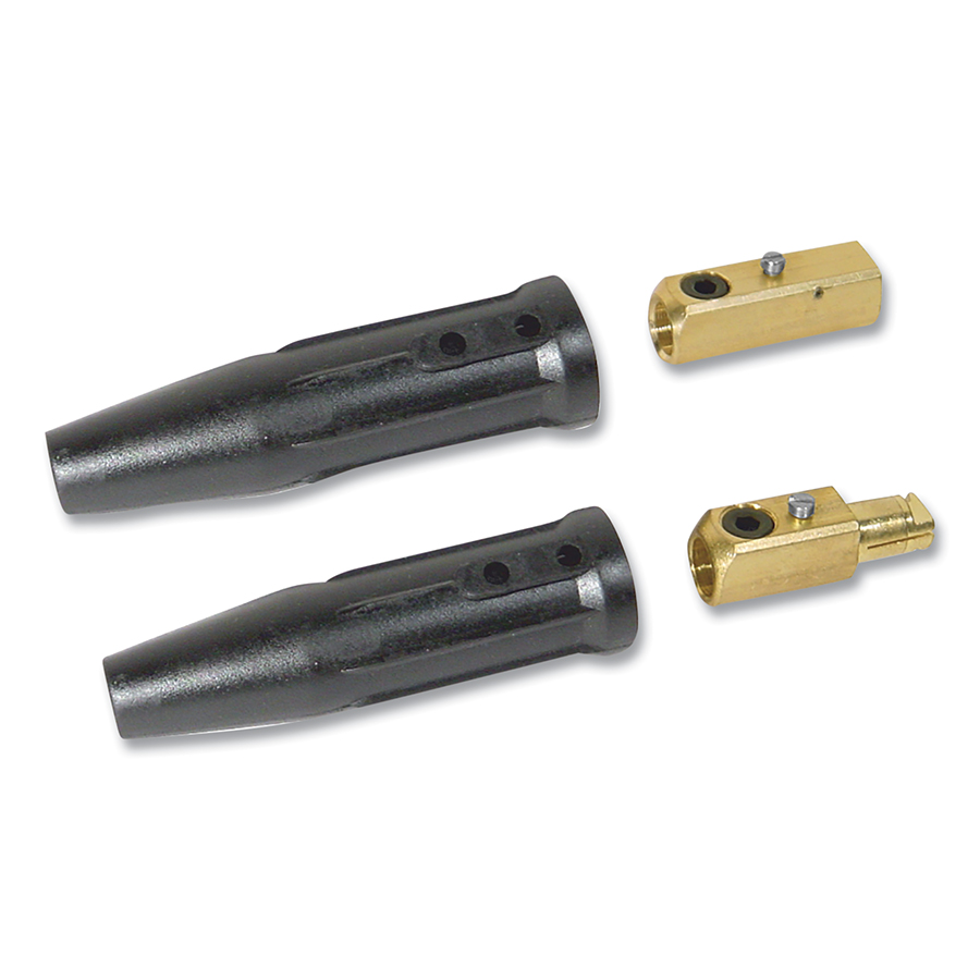(image for) Best Welds Cable Connector, LC40 Male/Female, Ball Point Connection, 1/0 to 2/0 Cable Capacity, case of 10
