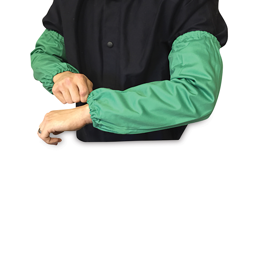 (image for) Best Welds FR Sateen Sleeves, 18 in L, Green