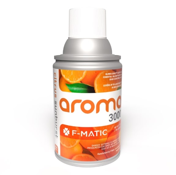 (image for) F-Matic 3000 Citrus Sunburst - Metered Dry Spray Refill, case of 12