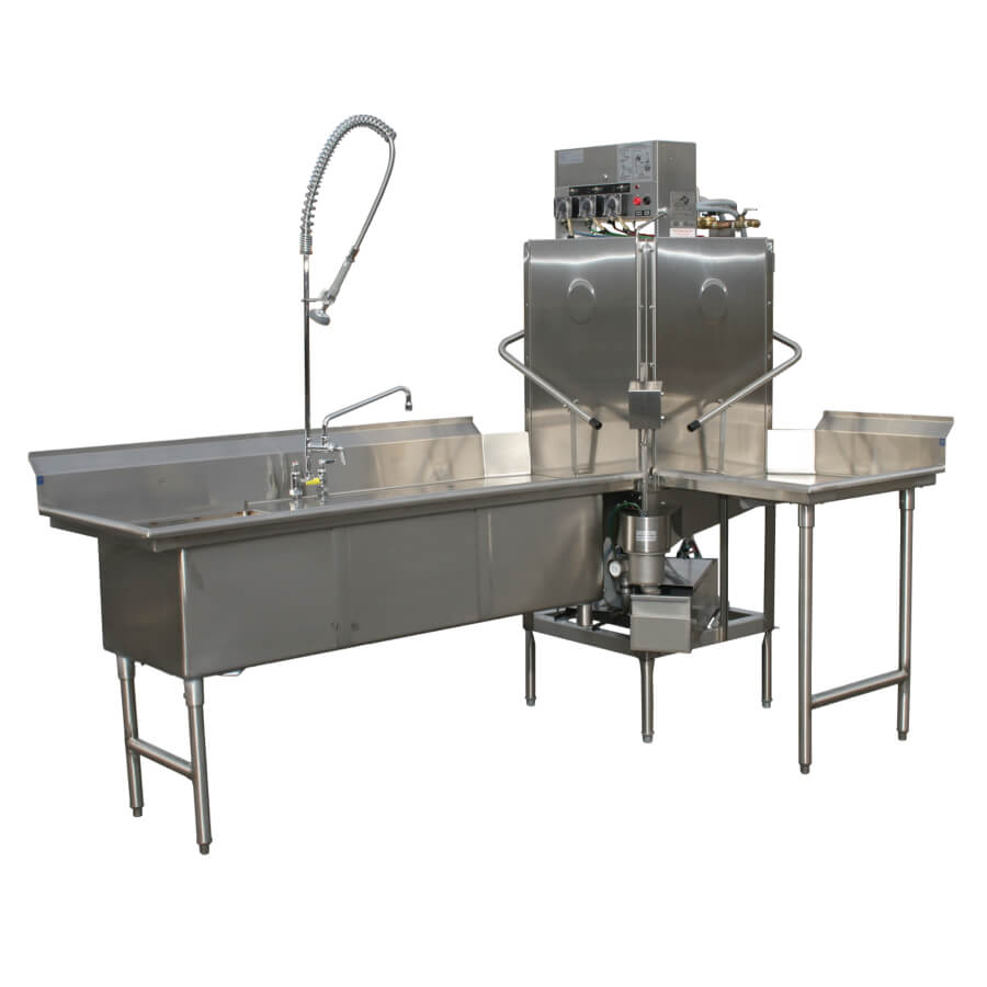 (image for) AFB-C Corner Bakery Single Rack, Low Temp, Corner, TALL (Bakery) + 1 (one) S/S Sheetpan Rack, Single Chemical Alarm, Upright Dish Machine