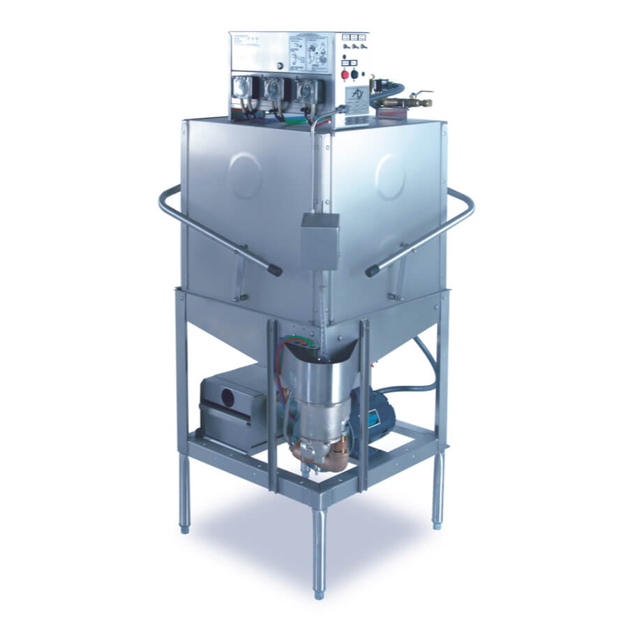 (image for) AFC-3D-S 2-Door, Single Rack, Low Temp, Single Chemical Alarm, Upright Dish Machine