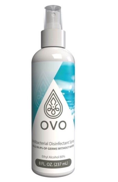 (image for) F-Matic OVO Hypoallergenic Hand Sanitizer Spray 8 oz, case of 16