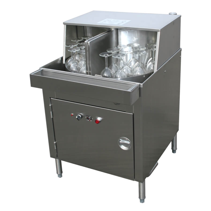 (image for) ASQ II Glasswasher, Manual Carousel. Low-Temp, Dish Machine