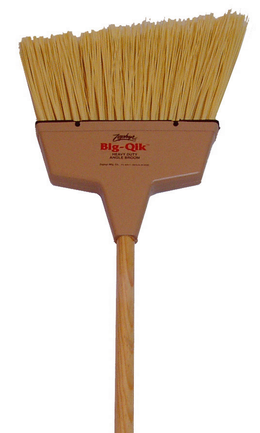 (image for) Wood Handle, Plastic Angle Broom, case of 24