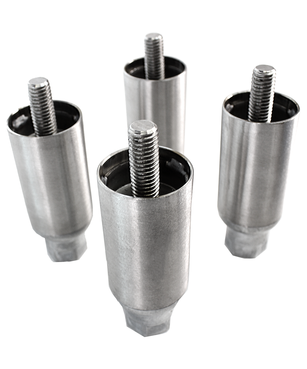 (image for) CMA-01146.05, SS Legs 6" w/ 1" Diam. (set of 4)