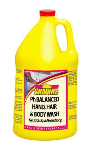 (image for) Simoniz pH-Balanced Hand, Hair & Body, 4 gal case