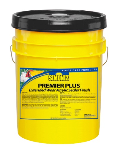 (image for) Simoniz Premier Plus Floor Finish, 5 gal pail
