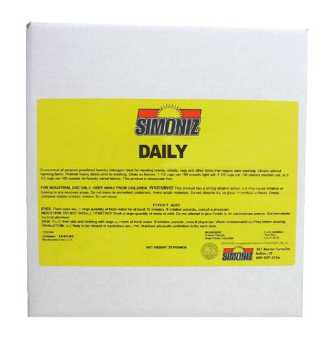 (image for) Simoniz Daily, Powdered Laundry Detergent, 100 lb drum 