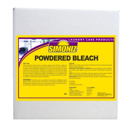 (image for) Simoniz Powdered Bleach, 50 lbs box