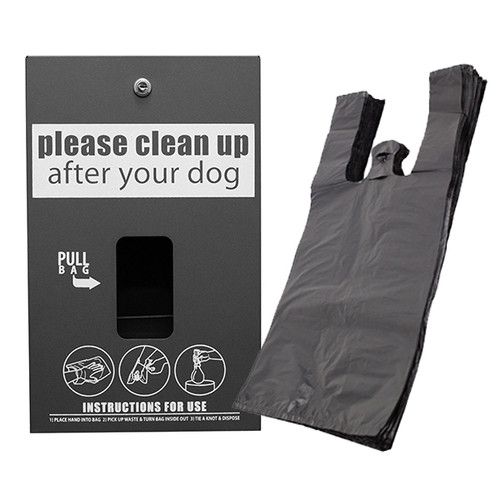 (image for) EZ-TIE Hanging Bag Dispenser, Black