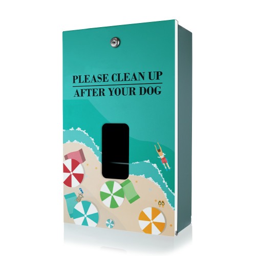 (image for) Beach Time Designer Dog Waste Station, Dispenser Only, MittN Header Bag, Green