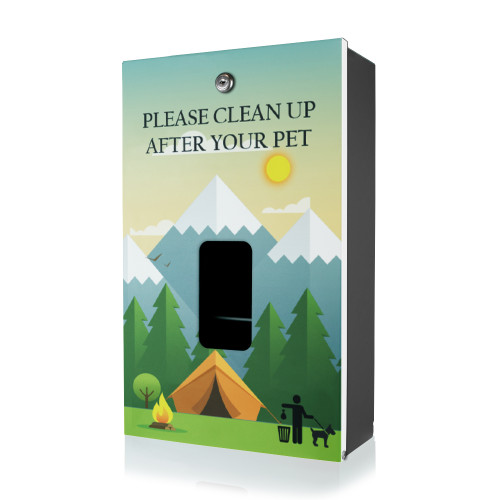 (image for) Camp Designer Dog Waste Station, Dispenser Only, MittN Header Bag, Black