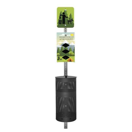 (image for) Camp Designer Dog Waste Full Station, Roll Bag, Black