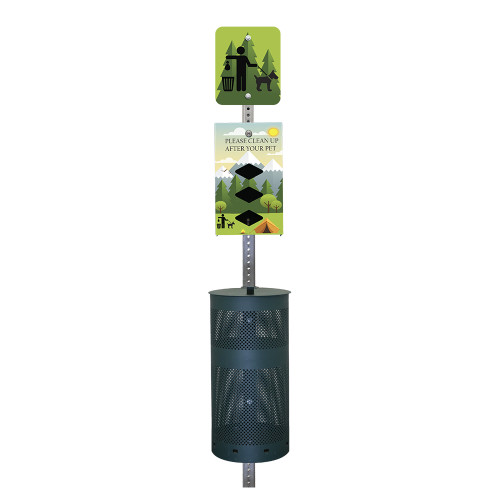 (image for) Camp Designer Dog Waste Full Station, Roll Bag, Green