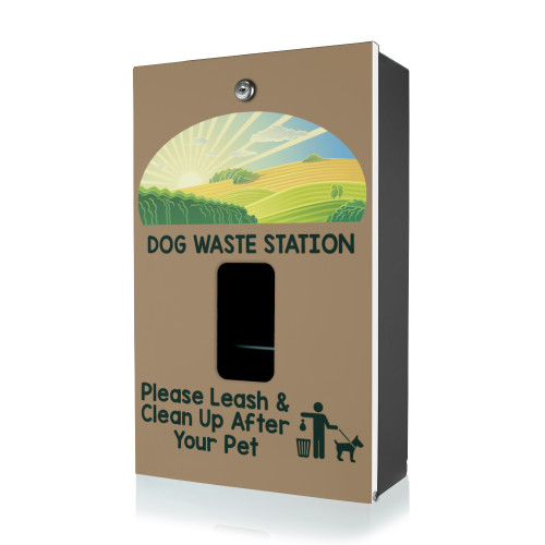 (image for) Views Designer Dog Waste Station, Dispenser Only, MittN Header Bag, Black
