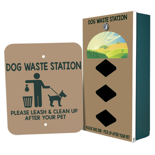(image for) Views Designer Dog Waste Starter Station, Roll Bag, Green