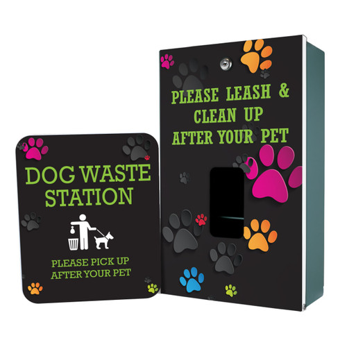 (image for) Colorful Paws Designer Dog Waste Starter Station, MittN Header Bag, Green