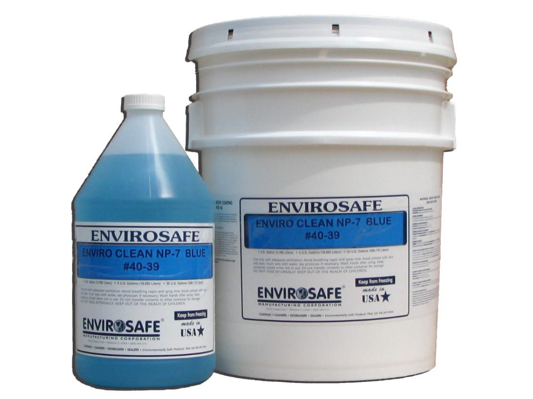 (image for) Enviro Clean NP-7 Blue Degreaser Concentrate, 1 gallon