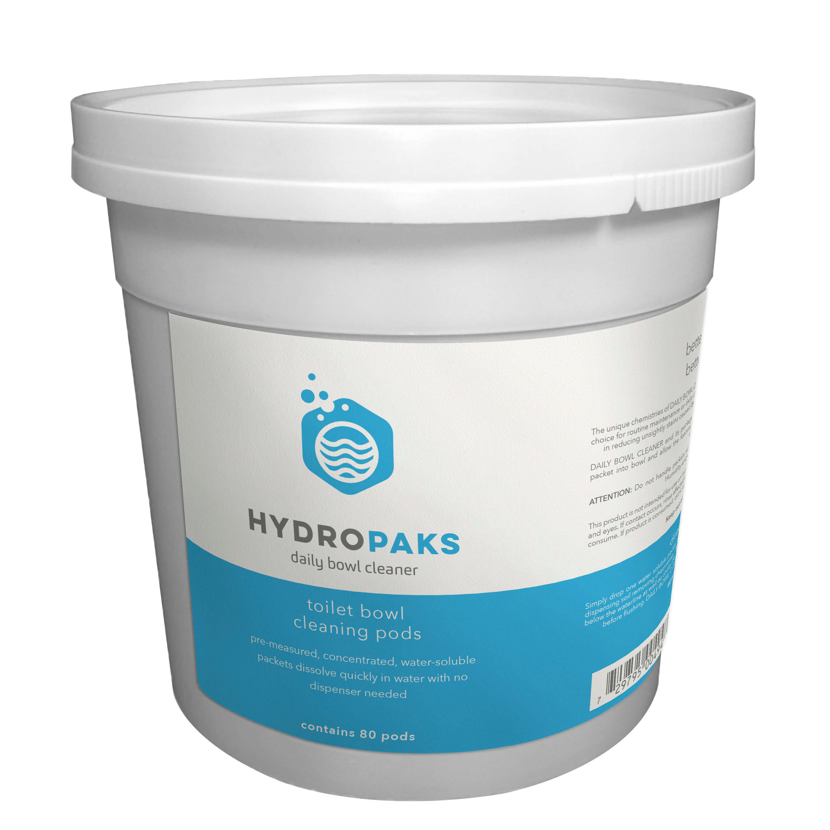(image for) F-Matic HydroPaks Toilet Bowl Cleaning Tablets 80/tub, case of 160